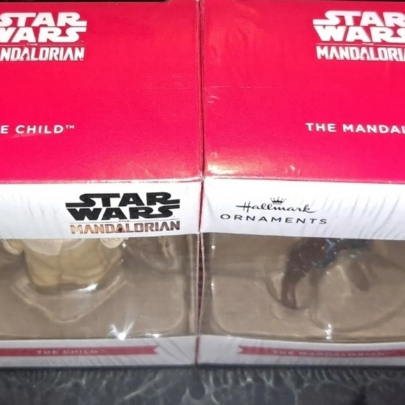 TWIN PACK 21 HALLMARK ORNAMENTS STAR WARS MANDALORIAN THE CHILD GROGU BABY YODA. - Picture 4 of 7